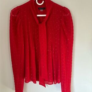 Tommy Hilfiger Vibrant Red Blouse